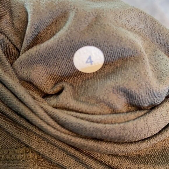 LULULEMON Mula Bundle WrapHeathered Fatigue Green / Heathered Dark Grey sz 4 - Picture 11 of 11